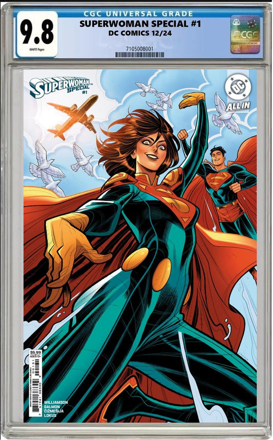 SUPERWOMAN SPECIAL #1 DC CVR C ELIZABETH TORQUE VARIANT CGC 9.8 NM PRESALE 12/11