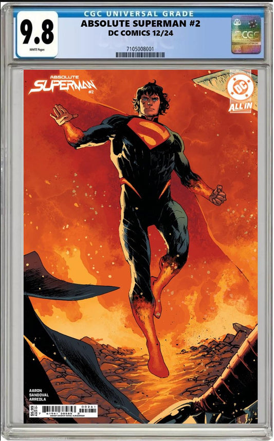 ABSOLUTE SUPERMAN #2 DC CVR F RAFAEL ALBUQUERQUE VARIANT  CGC 9.8 PRESALE 12/4