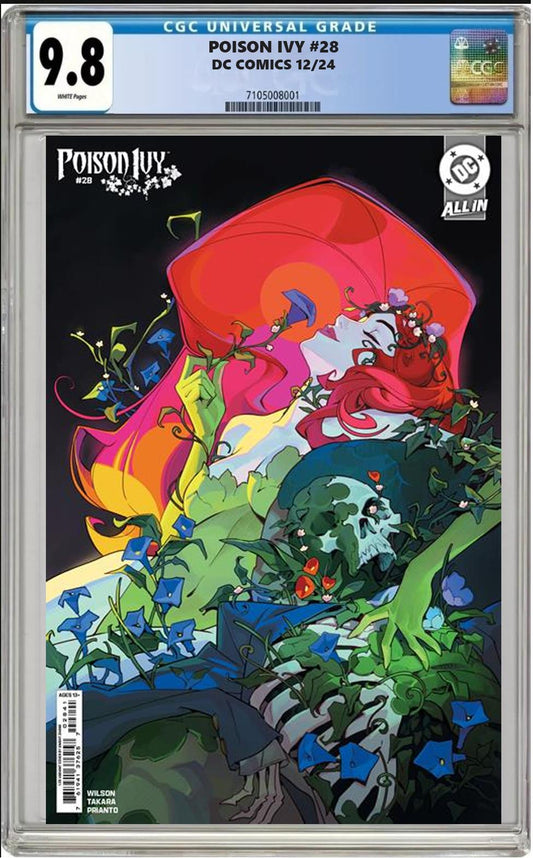 POISON IVY #28 DC 2024 CVR E 1:25 KNIGHT ZHANG VARIANT CGC 9.8 NM PRESALE 12/4