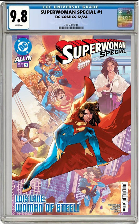 SUPERWOMAN SPECIAL #1 DC 2024 CVR A EDWIN GALMON CGC 9.8 NM PRESALE 12/11