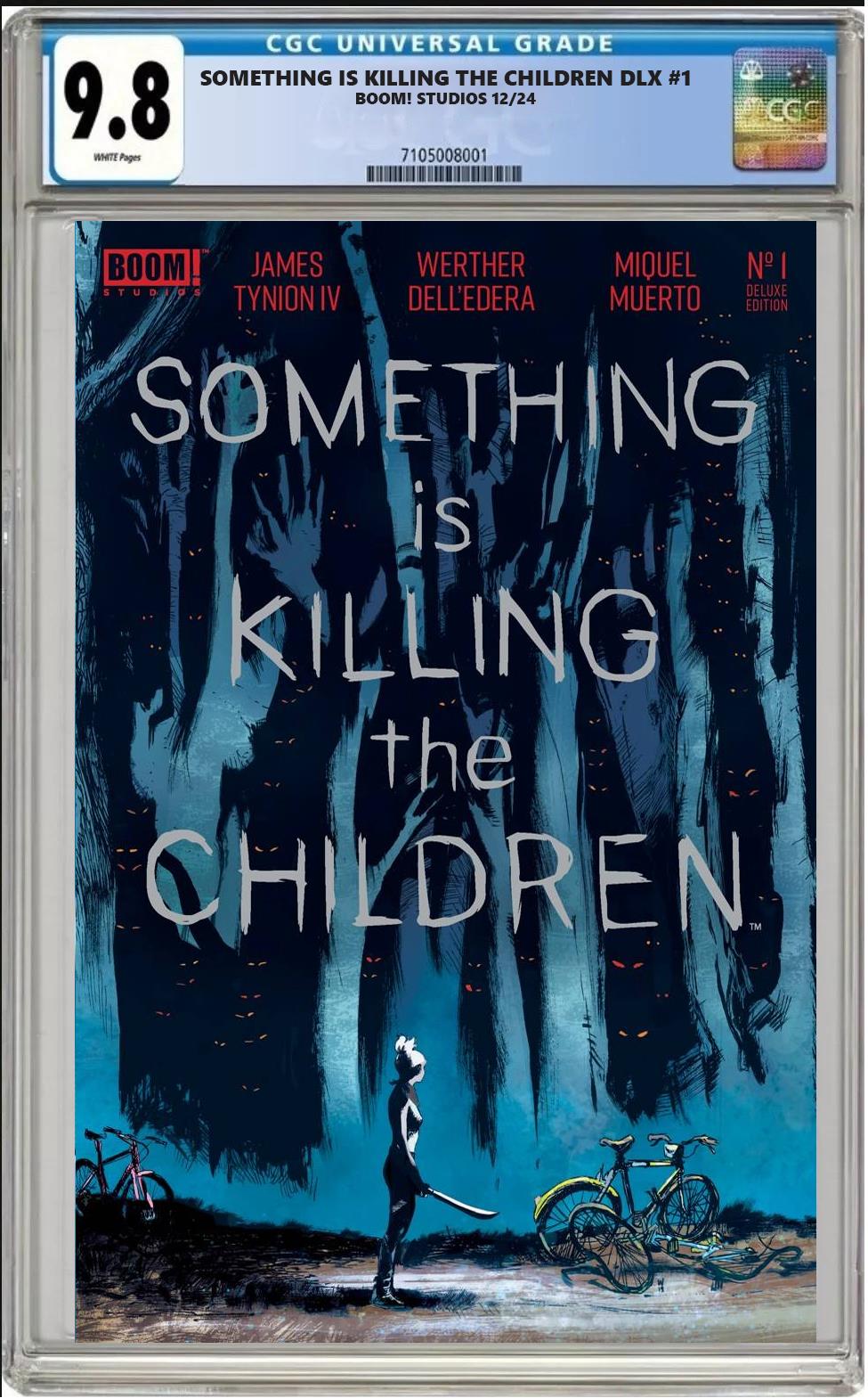 SOMETHING IS KILLING THE CHILDREN DLX #1 BOOM! CVR A DELL'EDERA CGC 9.8 PRESALE