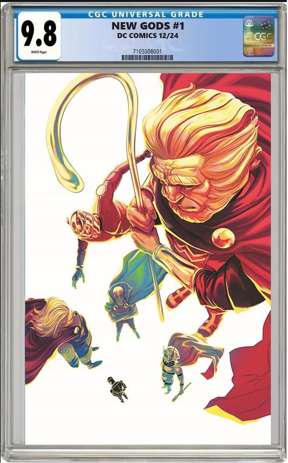 NEW GODS #1 DC 2024 CVR A NIMIT MALAVIA CGC 9.8 NM PRESALE 12/18