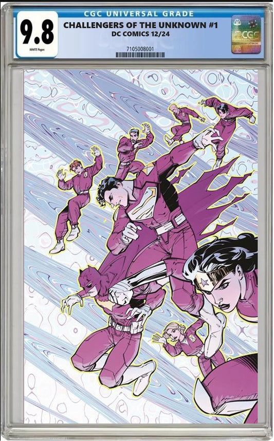 CHALLENGERS OF THE UNKNOWN 1 DC GLEB MELNIKOV FOIL VARIANT CGC 9.8 PRESALE 12/18