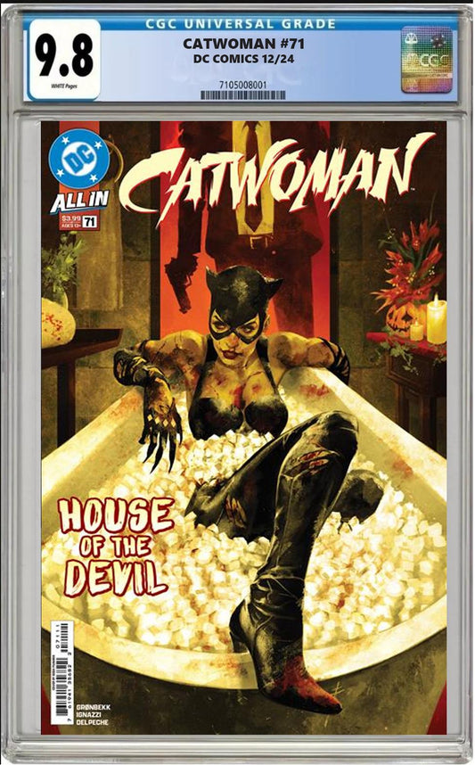 CATWOMAN #71 DC MAIN COVER A SEBASTIAN FIUMARA CGC 9.8 NM PRESALE 12/18