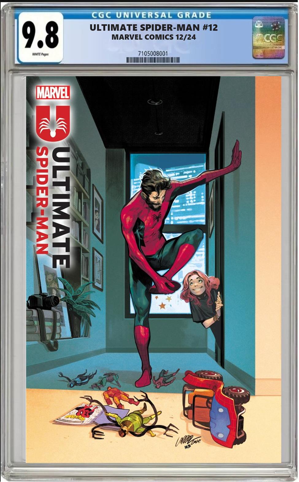 ULTIMATE SPIDER-MAN #12 MARVEL 1:25 PEPE LARRAZ VARIANT CGC 9.8 PRESALE 12/18