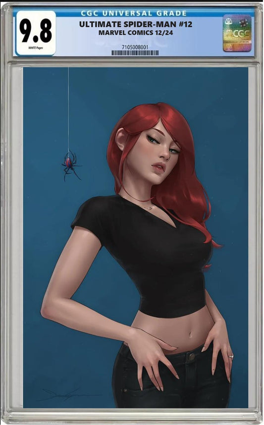 ULTIMATE SPIDER-MAN #12 1:100 MARVEL JEEHYUNG LEE VIRGIN VARIANT CGC 9.8 PRESALE