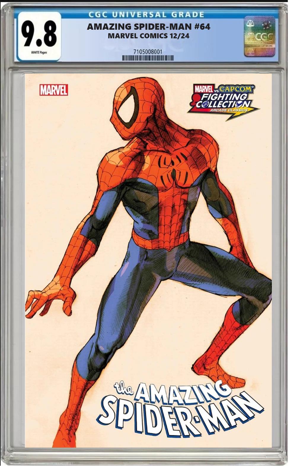 AMAZING SPIDER-MAN #64 MARVEL BENGUS MARVEL VS CAPCOM VARIANT CGC 9.8 PRESALE