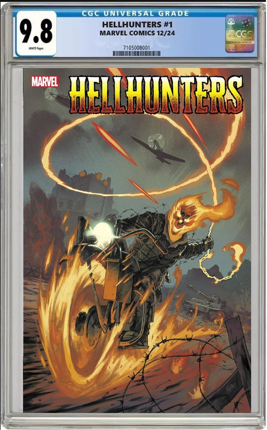 HELLHUNTERS #1 MARVEL ADAM GORHAM VARIANT CGC 9.8 PRESALE 12/26