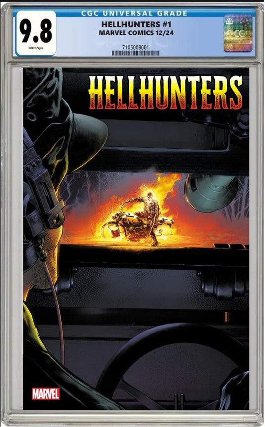 HELLHUNTERS #1 MARVEL DAVID BALDEON WINDOWHADES VARIANT CGC 9.8 PRESALE 12/26