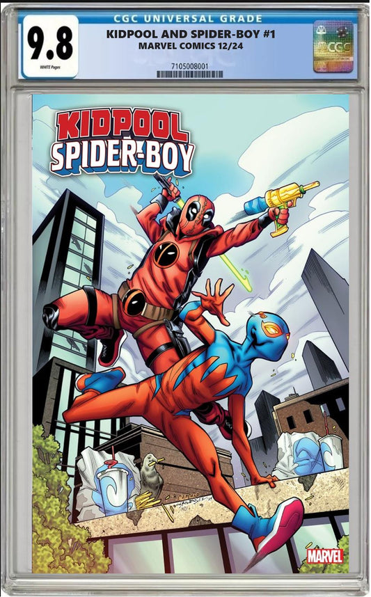 KIDPOOL SPIDER-BOY #1 MARVEL CHRIS CAMPANA VARIANT CGC 9.8 NM PRESALE 12/26