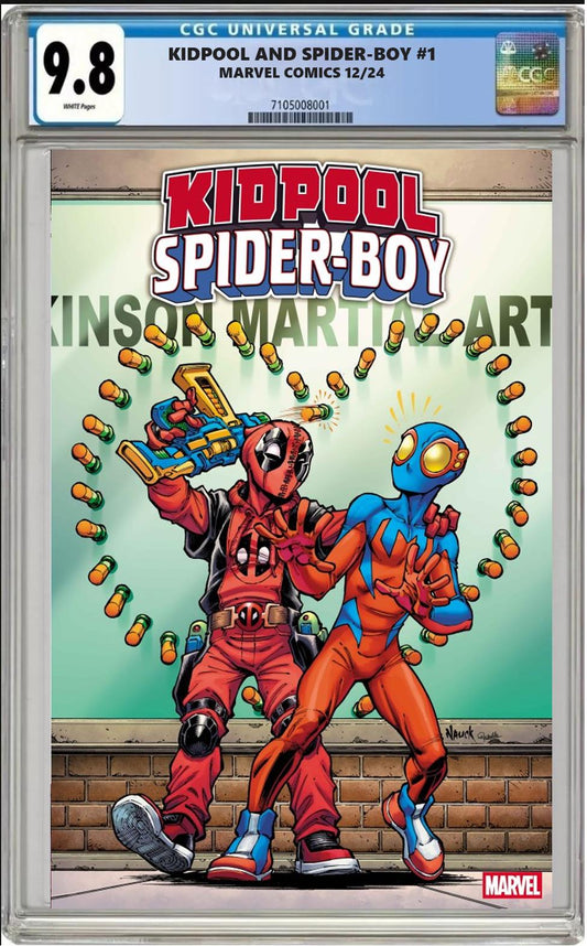 KIDPOOL SPIDER-BOY #1 MARVEL TODD NAUCK VARIANT CGC 9.8 NM PRESALE 12/26