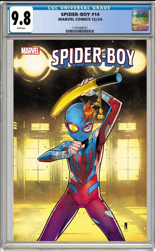 SPIDER-BOY #14 MARVEL MAIN COVER PACO MEDINA CGC 9.8 PRESALE 12/26