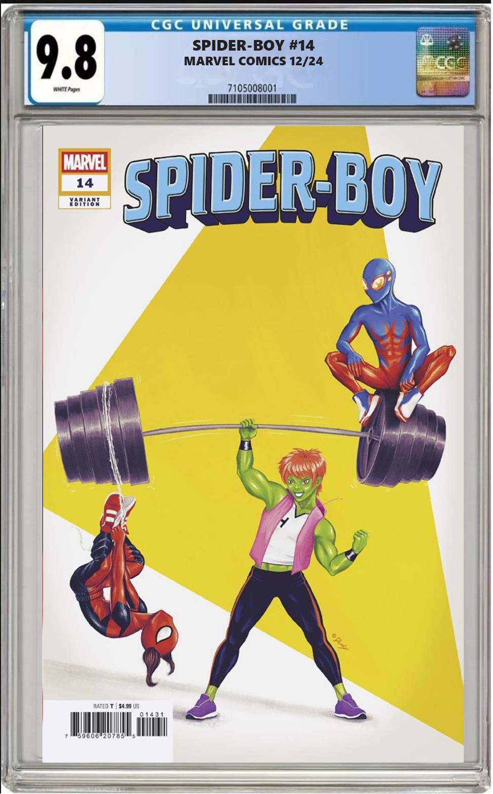 SPIDER-BOY #14 MARVEL DOALY VARIANT CGC 9.8 NM PRESALE 12/26