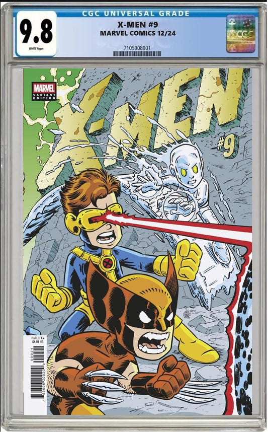 X-MEN #9 MARVEL CHRIS GIARRUSSO CONNECTTING VARIANT CGC 9.8 NM PRESALE 12/26