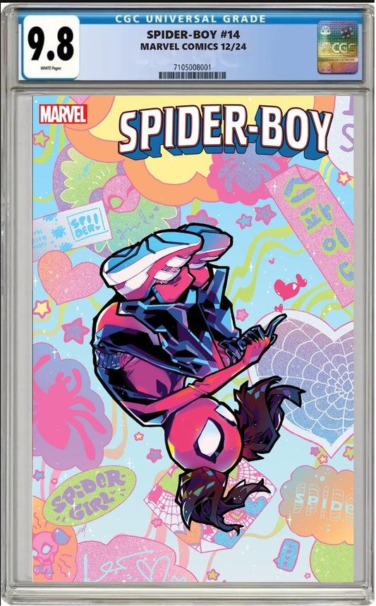 SPIDER-BOY #14 MARVEL ROSE BESCH VARIANT CGC 9.8 NM PRESALE 12/26