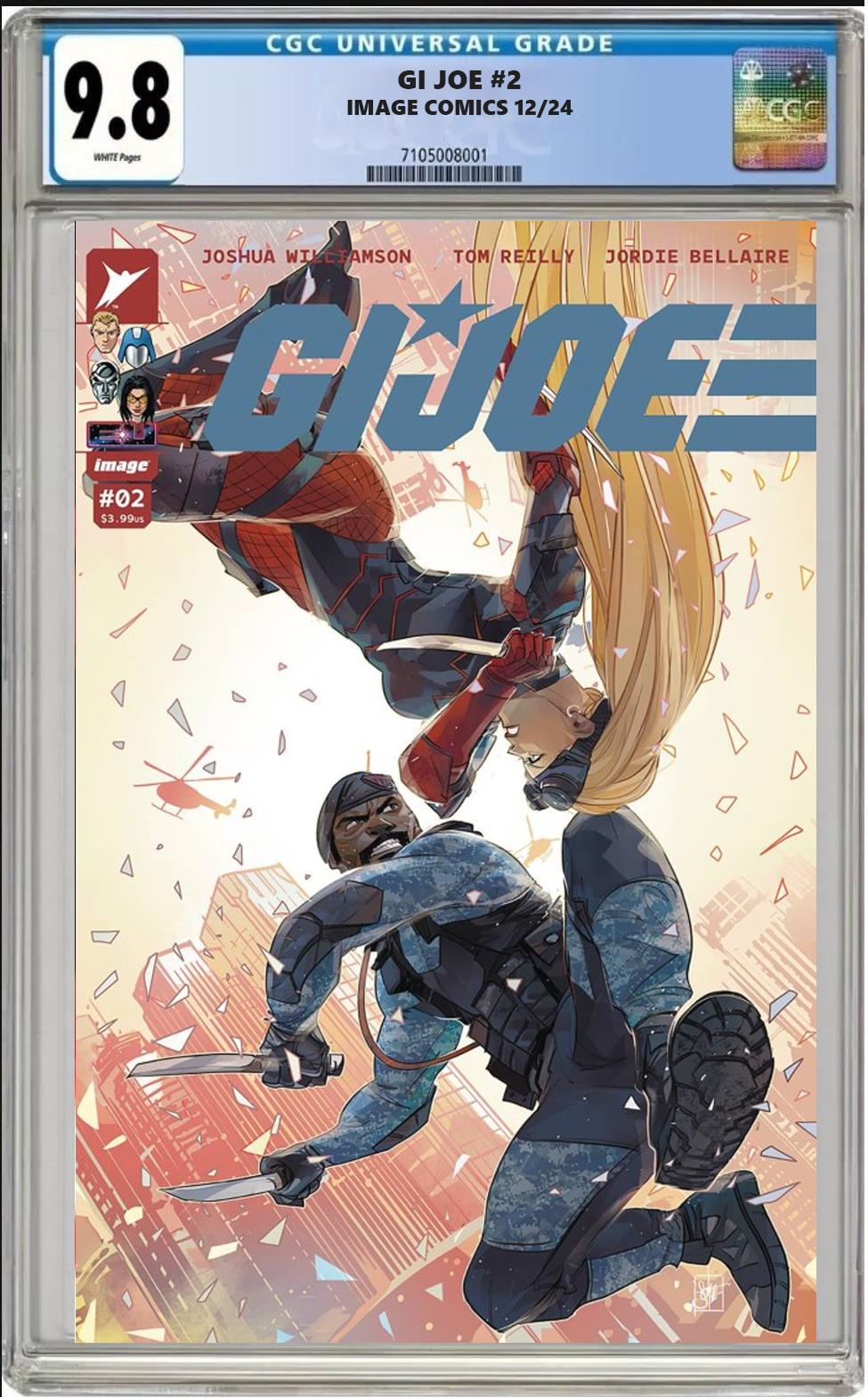 GI JOE #2 IMAGE CVR E 1:50 OTTO SCHMIDT VARIANT CGC 9.8 NM PRESALE 12/18