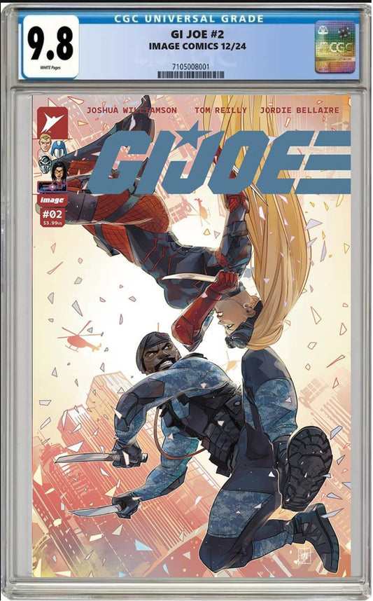 GI JOE #2 IMAGE CVR E 1:50 OTTO SCHMIDT VARIANT CGC 9.8 NM PRESALE 12/18