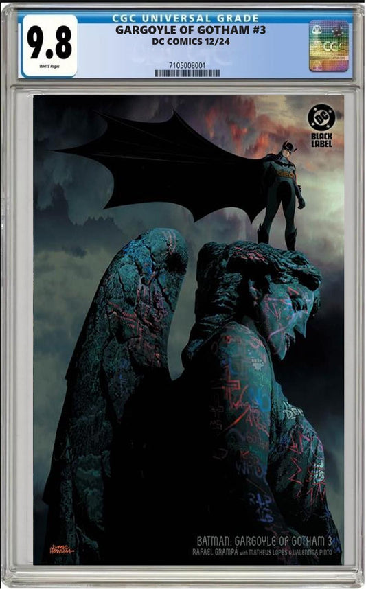 BATMAN GARGOYLE OF GOTHAM 3 DC CVR B JAMIE HOWLETT VARIANT CGC 9.8 PRESALE 12/26