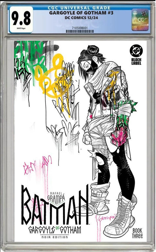 BATMAN GARGOYLE OF GOTHAM NOIR EDITION #3 DC VARIANT CGC 9.8 NM PRESALE 12/26