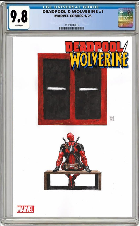 DEADPOOL WOLVERINE #1 MARVEL CASSARA GALLERY  VARIANT CGC 9.8 NM PRESALE 1/1/25