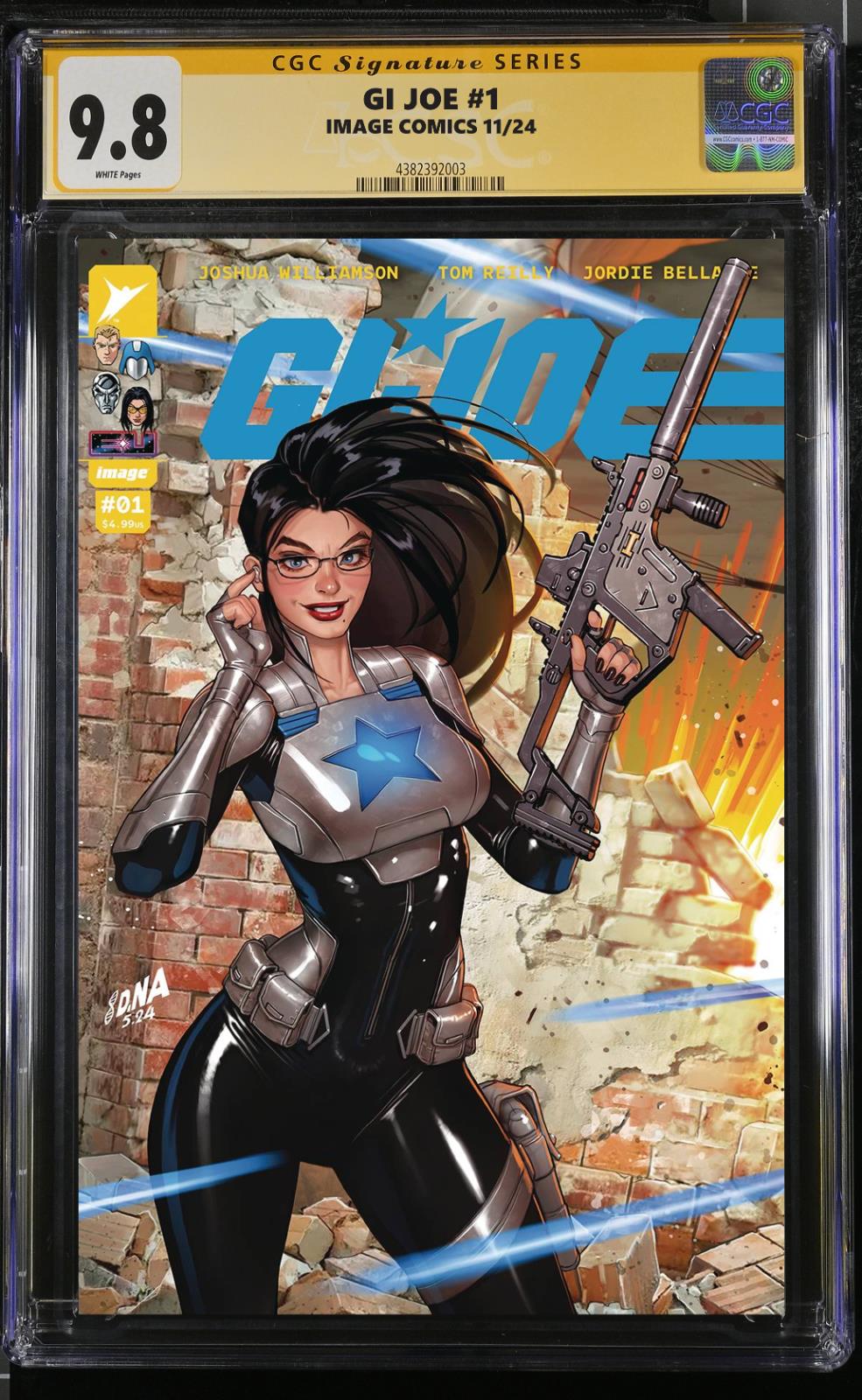 GI JOE #1 CGC SS/RAW 1:10 DAVID NAKAYAMA VARIANT SIGNED PRESALE MEGACON 2025 NM