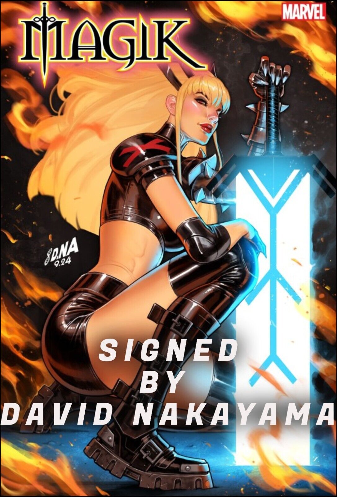 MAGIK #1 MARVEL CGC SS/RAW DAVID NAKAYAMA VARIANT SIGNED/REMARK PRESALE MEGACON