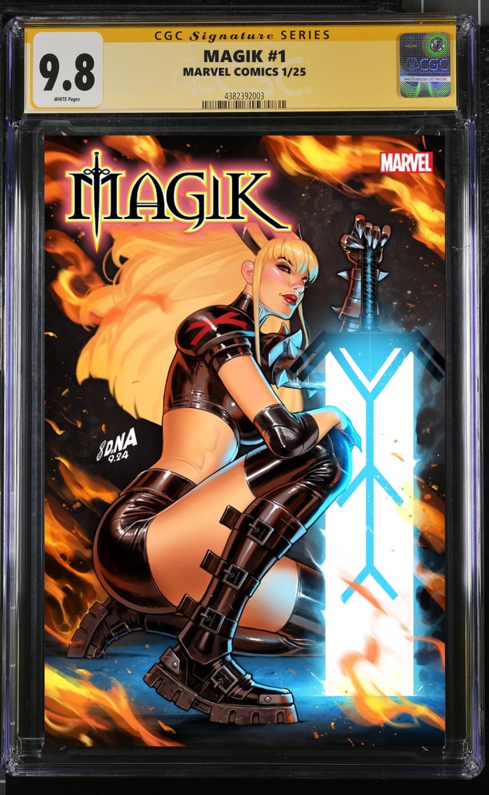 MAGIK #1 MARVEL CGC SS/RAW DAVID NAKAYAMA VARIANT SIGNED/REMARK PRESALE MEGACON