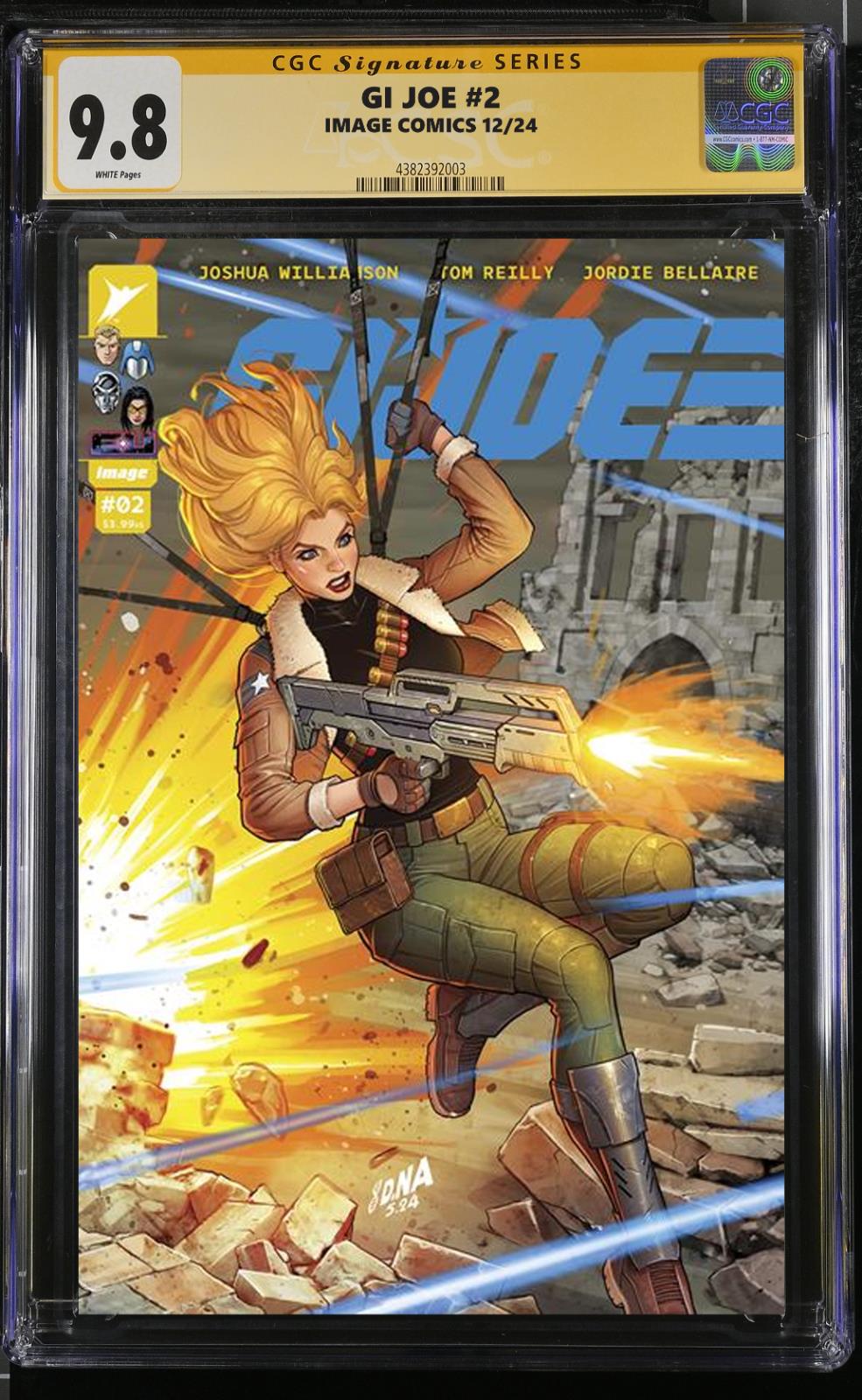 GI JOE #2 CGC SS/RAW 1:10 DAVID NAKAYAMA VARIANT SIGNED PRESALE MEGACON 2025 NM