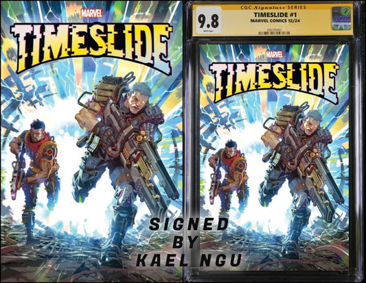 TIMESLIDE #1 CGC SS/RAW KAEL NGU SIGNED PRESALE MEGACON 2025 NM