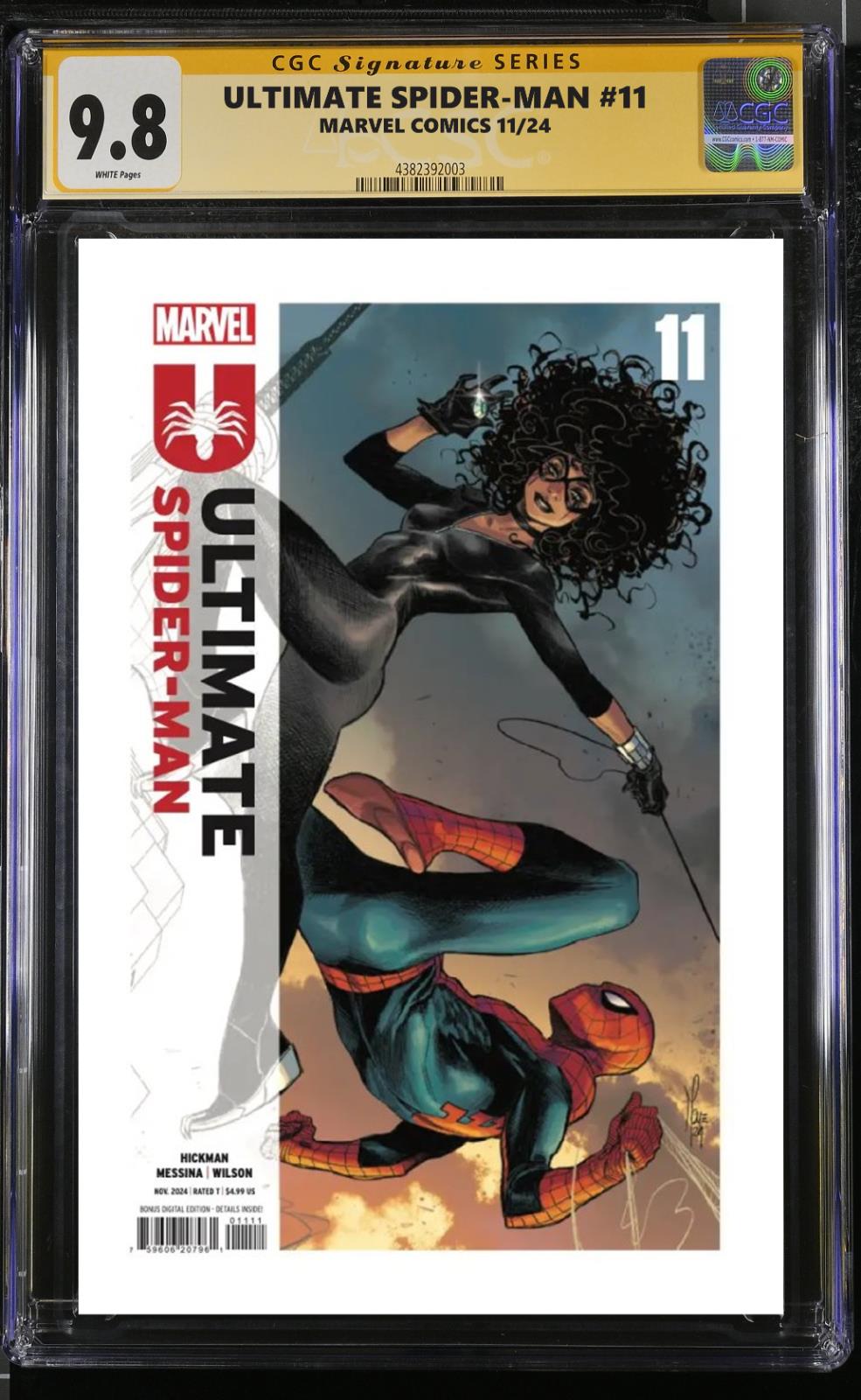 ULTIMATE SPIDER-MAN #11 CGC SS/RAW MARCO CHECCHETTO SIGNED PRESALE MEGACON 2025