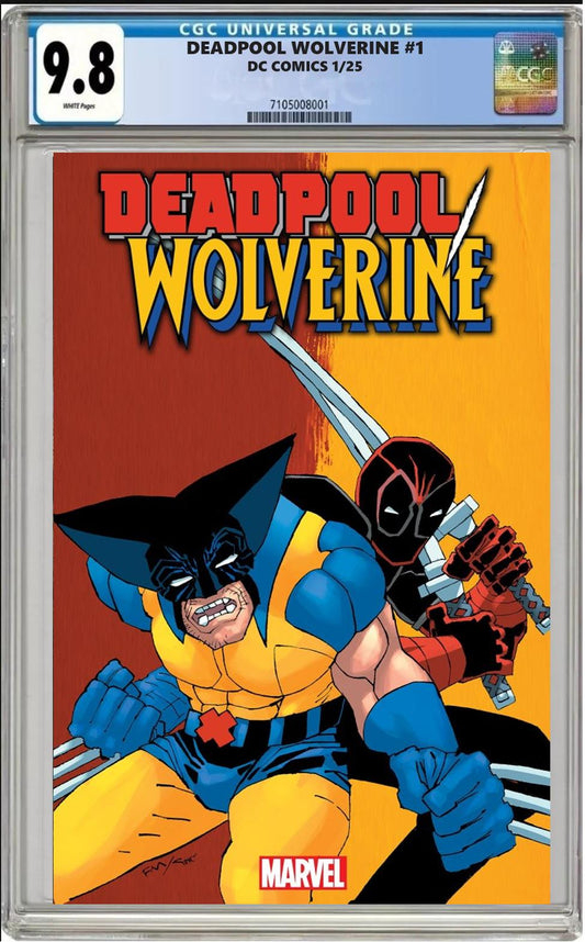 DEADPOOL WOLVERINE #1 MARVEL FRANK MILLER VARIANT CGC 9.8 NM PRESALE 1/1/25