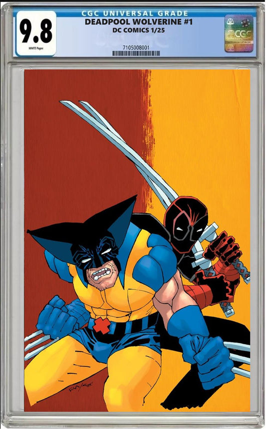 DEADPOOL WOLVERINE #1 MARVEL 1:100 FRANK MILLER VIRGIN VARIANT CGC 9.8 PRESALE