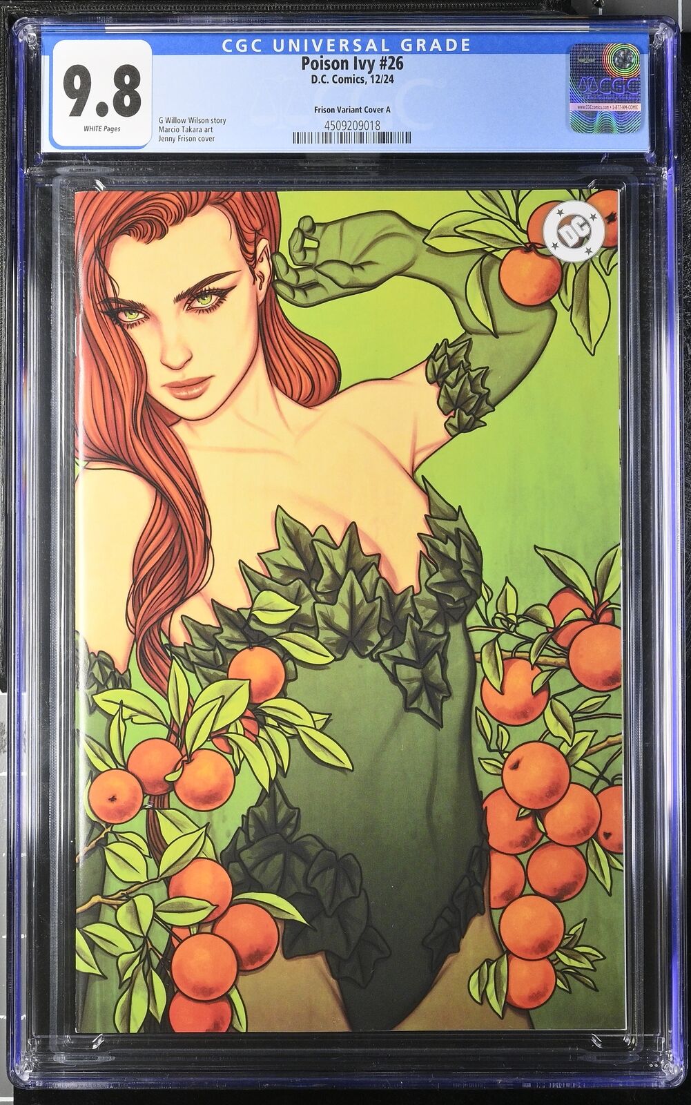 POISON IVY #26 DC COMICS 1:50 JENNY FRISON VIRGIN VARIANT 2024 CGC 9.8 NM