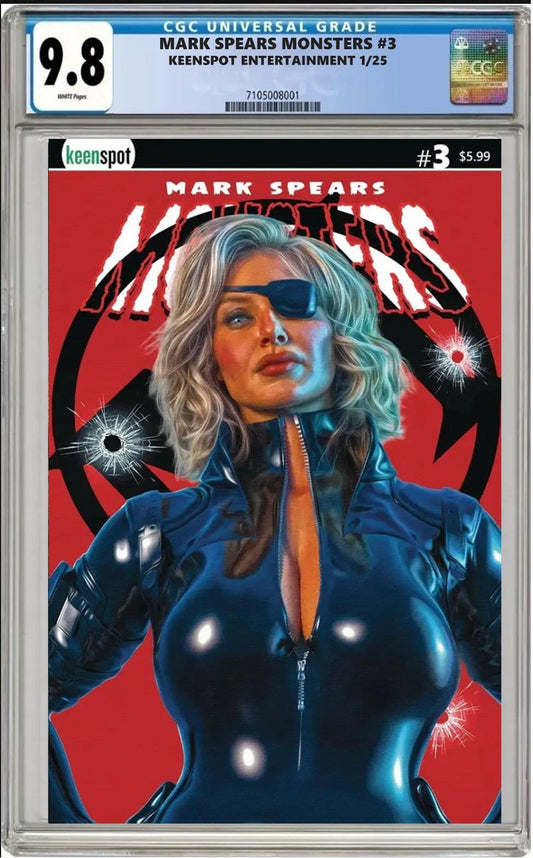 MARK SPEARS MONSTERS #3 KEENSPOT CVR C ILSA VARIANT CGC 9.8 NM PRESALE 1/29/25