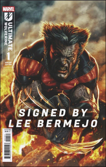 ULTIMATE WOLVERINE #1 MARVEL CGC/RAW BERMEJO VAR SIGNED/REMARKED PRESALE MEGACON