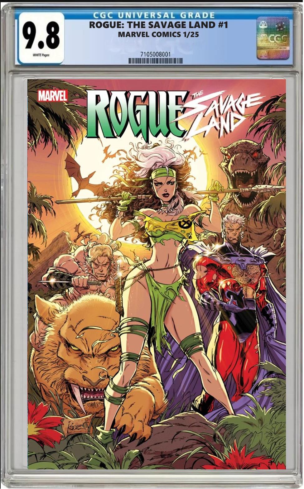 ROGUE THE SAVAGE LAND #1 MARVEL KAARE ANDREWS MAIN CGC 9.8 NM PRESALE 1/18/25