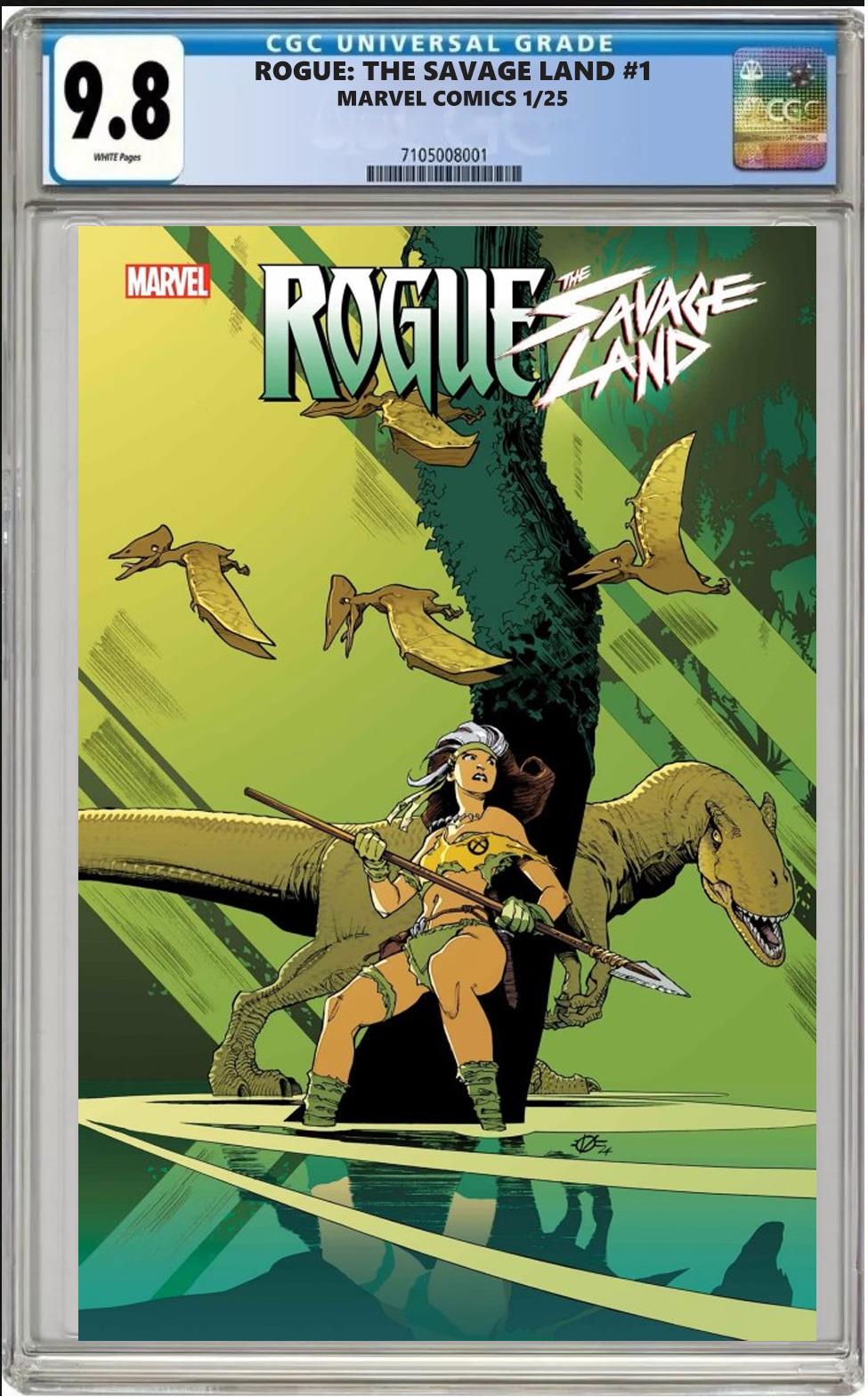 ROGUE THE SAVAGE LAND #1 MARVEL OLIVIER VATINE VARIANT CGC 9.8 NM PRESALE 1/18