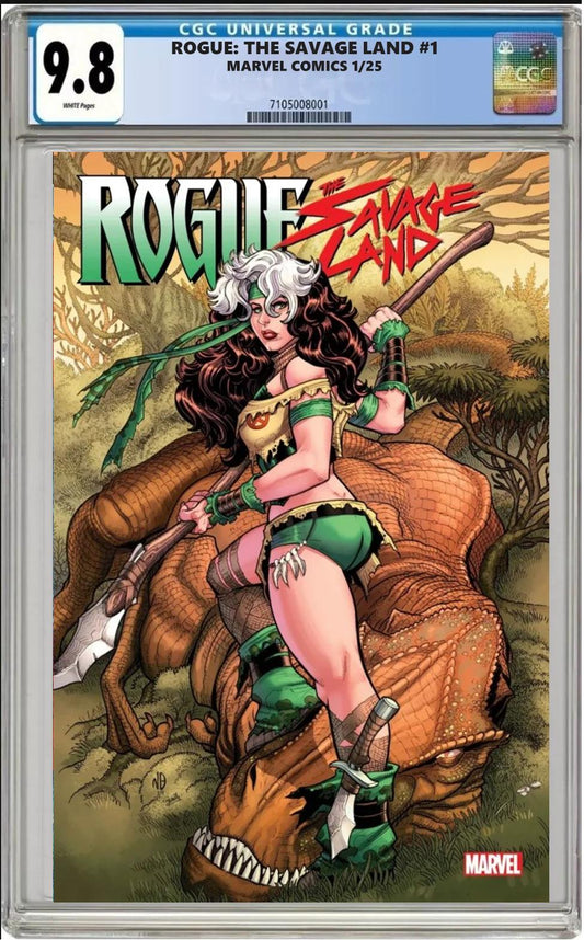 ROGUE THE SAVAGE LAND #1 MARVEL NICK BRADSHAW VARIANT CGC 9.8 NM PRESALE 1/18/25