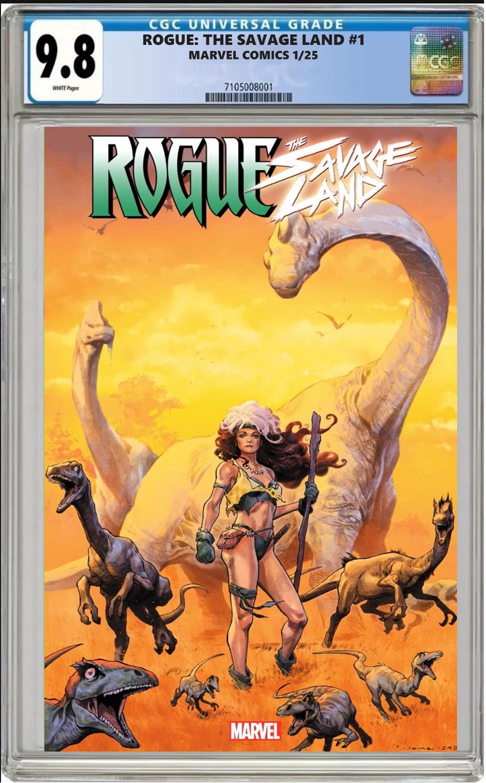 ROGUE THE SAVAGE LAND #1 MARVEL 1:50 OPENA VARIANT CGC 9.8 NM PRESALE 1/18/25