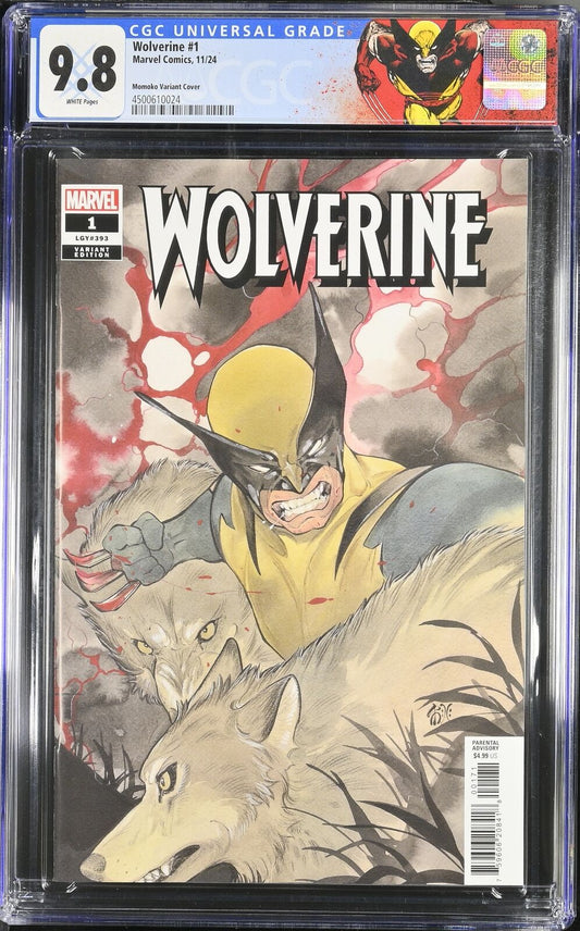 WOLVERINE #1 MARVEL 2024 PEACH MOMOKO VARIANT CGC 9.8 NM WITH CUSTOM LABEL