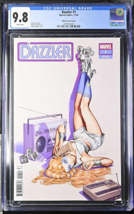 DAZZLER #1 MARVEL 2024 ASHLEY WITTER VARIANT CGC 9.8 NM