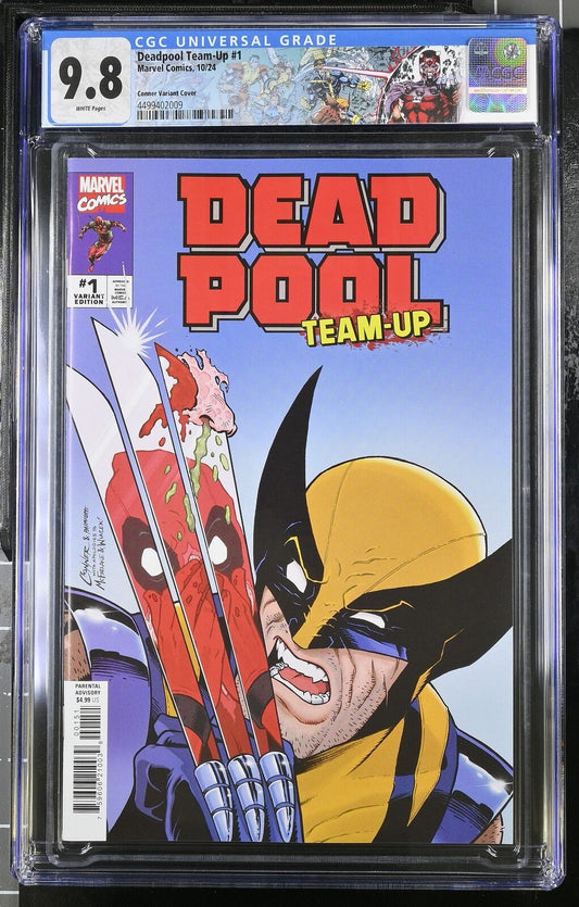 DEADPOOL TEAM-UP #1 MARVEL 2024 AMANDA CONNER VARIANT CGC 9.8 NM X-MEN LABEL