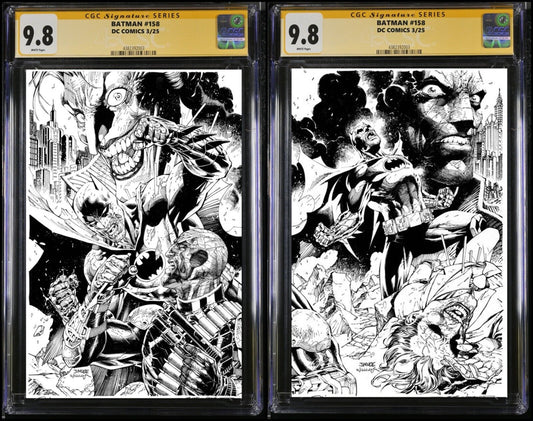 BATMAN #158 DC 1:608 JIM LEE VARIANT SET SIGNED LEE & LOEB CGC 9.8 NM PRESALE