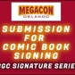 SUBMISSION & SERVICE FOR MARTIN SIMMONDS SIGNING EVENT AT MEGACON 2025 CGC/RAW