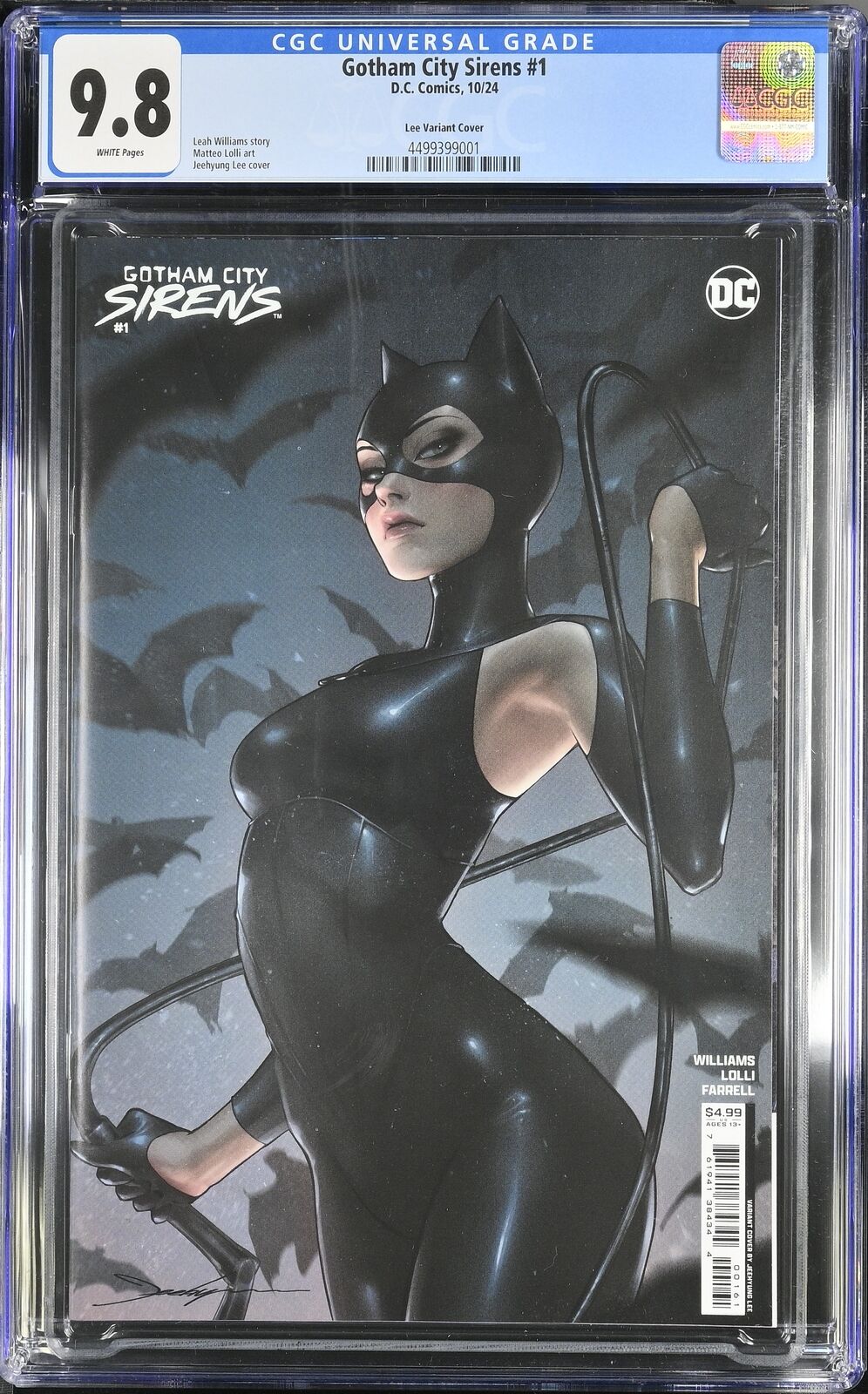 GOTHAM CITY SIRENS #1 DC COMICS 2024 JEEHYUNG LEE VARIANT CGC 9.8 NM