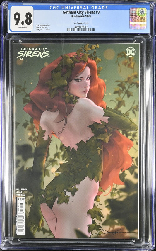 GOTHAM CITY SIRENS #3 DC 2024 JEEHYUNG LEE VARIANT CGC 9.8 NM