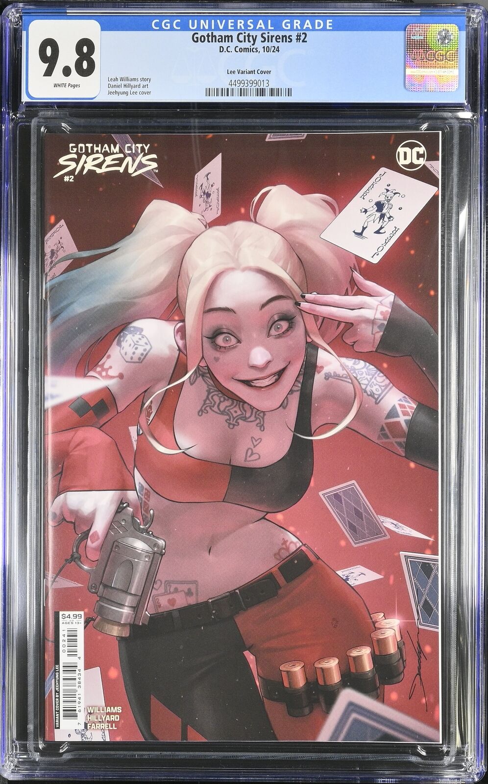 GOTHAM CITY SIRENS #2 DC 2024 JEEHYUNG LEE VARIANT CGC 9.8 NM