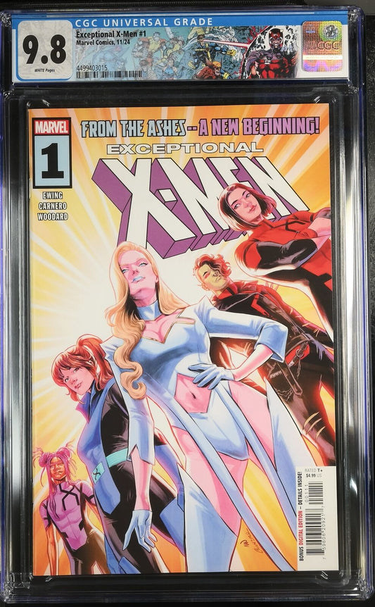 EXCEPTIONAL X-MEN #1 MARVEL CARMEN CARNERO 2024 CGC 9.8 NM CUSTOM LABEL X-MEN