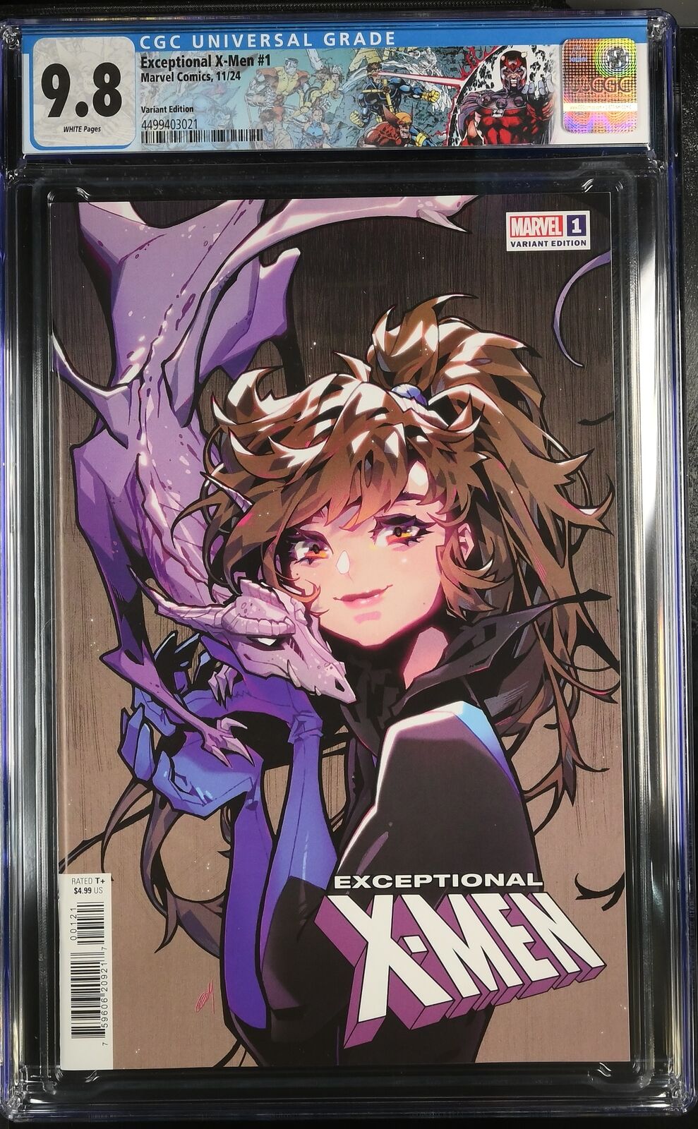 EXCEPTIONAL X-MEN #1 MARVEL ROSE BESCH VARIANT 2024 CGC 9.8 CUSTOM LABEL X-MEN