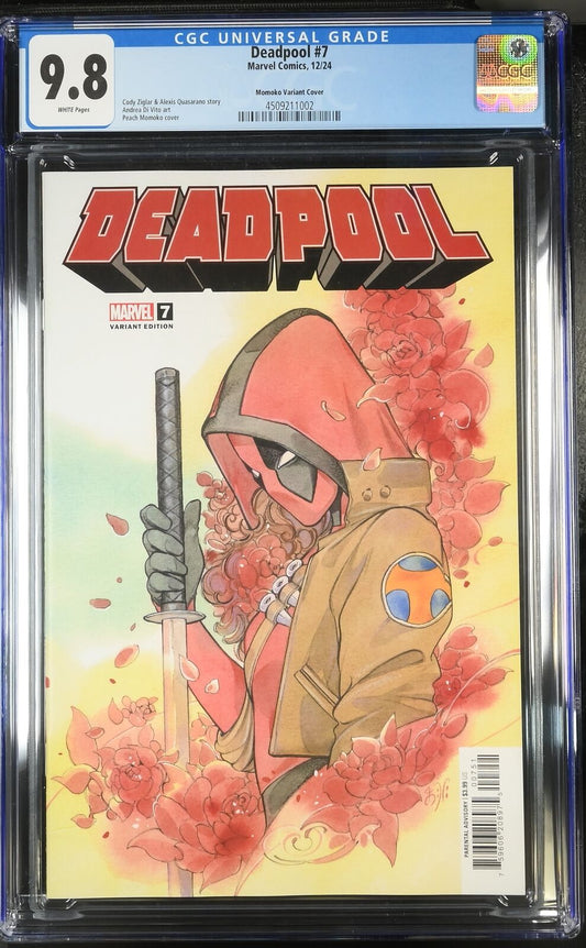 DEADPOOL #7 MARVEL COMICS PEACH MOMOKO VARIANT 2024 CGC 9.8 NM